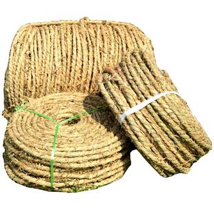 草绳稻草绳草帘稻草帘草垫草袋捆绑树木花木移栽包扎土球保湿防冻