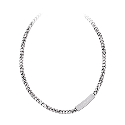 【自营】春季新品 Armani阿玛尼项链男士钢质轻奢高级感男生礼物