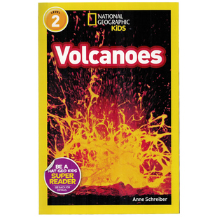 英文原版绘本 National Geographic Kids Level2 Volcanoes 美国国家地理分级阅读第二阶 幼儿童早教启蒙科普百科英语读物读本
