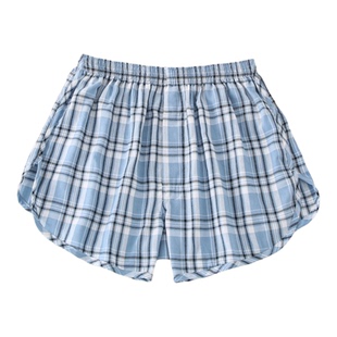 男士全棉阿罗裤宽松内裤三分短裤衩居家睡裤圆角内裤肥佬胖子大码