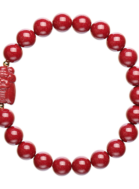 【假一赔十】纯正朱砂上岸手串