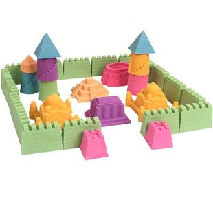 太空玩具沙儿童安全无毒室内超轻魔力橡皮泥粘土补充装散彩沙泥土