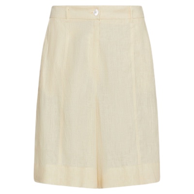 MARELLA春夏女装直筒百慕大亚麻短裤3141045402