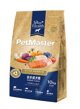 佩玛思特天然成犬狗粮10kg水果蓝莓法斗柯基泰迪比熊佩玛斯特通用