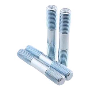 8.8级镀锌双头等长螺栓螺柱M12M14---M30镀锌加长高强度双头螺杆