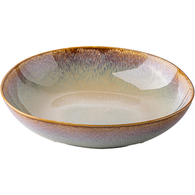 巷子尾〖彩焰系列〗窑变釉异形餐具陶瓷碗盘高级感菜碗复古盘子