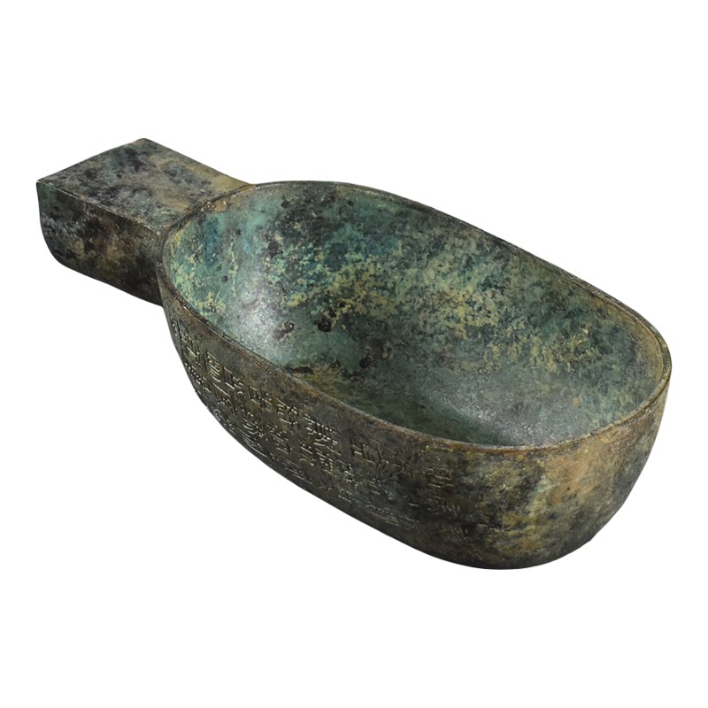 仿古青铜秦代椭升度量衡器道具