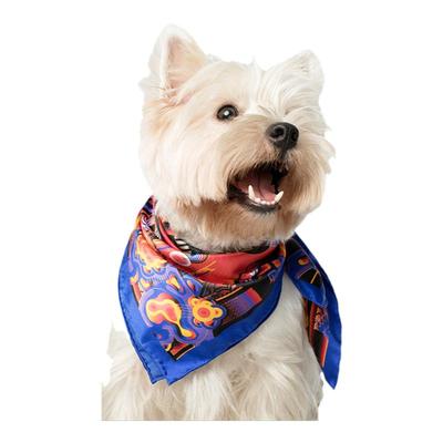 PEBOT春秋小中大型犬桑蚕丝巾