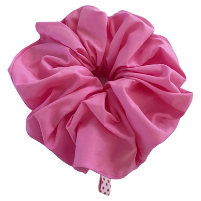 韩系蓝色条纹大肠发圈云朵发饰款