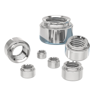 国标镀锌S压铆螺母压板螺丝帽钣金铆接件卯M2M3M4M5M6M8M10-0*1-2