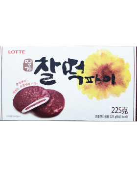 韩国进口乐天粘糕饼派巧克力夹心