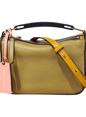 【季末折扣】MARC JACOBS/莫杰 THE SOFT BOX 牛皮餐盒包斜挎包