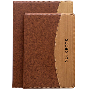 申士97系列商务记事本仿皮面广告定制logo办公笔记本子会议记录本