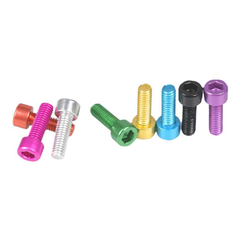 M2.5*5/6/8/10/12高颜值防腐6061铝合金彩色杯头圆柱头主板螺丝