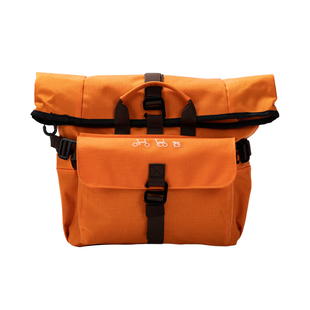 适用于Brompton小布折叠车复古车头包大行自行车猪鼻包通勤骑行包