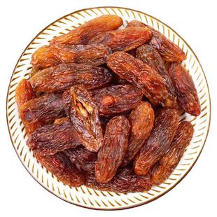 新疆特产马奶子带籽葡萄干超大特等干净有籽即食马奶子红提子干
