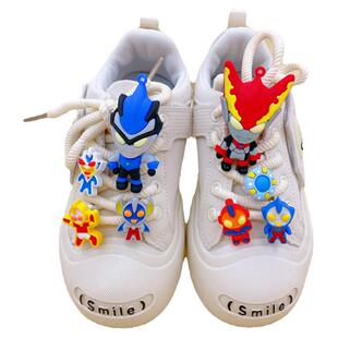 儿童鞋带配饰卡通可爱立体奥特曼aj卡扣鞋贴花扣diy鞋子上的装饰