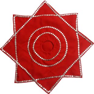 二人转手帕舞蹈八角巾加厚考级技巧成人立挖心钢圈东北秧歌手绢花