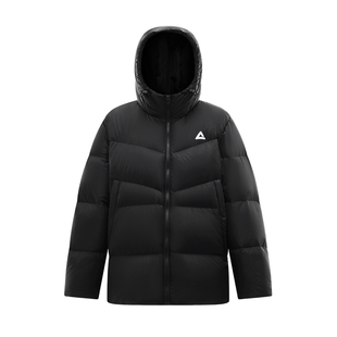 匹克驭雪羽绒服 |三防短款连帽羽绒冬新品保暖男运动户外外套女