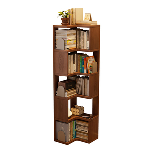 书柜纯实木展示柜客厅窄柜家用墙边小窄立柜中古高级感简约陈列柜