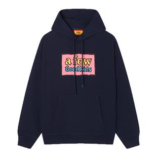 AFGK24FW 420G重磅美式涂鸦印花连帽卫衣男女潮牌情侣帽衫秋上衣