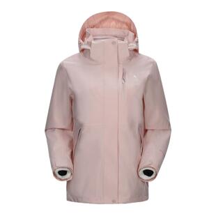 [羽绒内胆]骆驼羽绒服冲锋衣女三合一防风防水外套官方旗舰店正品