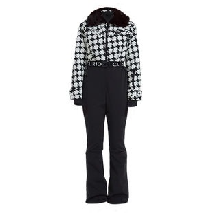 CURIO滑雪连体衣女款时尚工装风显瘦加厚保暖耐磨优雅双板滑雪服