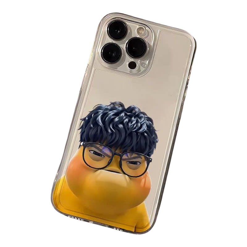 华为PURA90卡通iPhone13苹果17pm透明可爱OPPORENO16软VIVOIQOO15适用14PLUS假发奶龙手机壳创意小米17ProMax