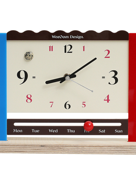 满得达入户玄关创意时钟摆件客厅电视柜摆台式钟表酒柜装饰品座钟