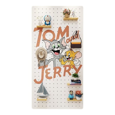 定制实木彩绘画面洞洞板