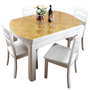 金色印花高级感家用软玻璃餐桌茶几电视柜垫PVC供佛桌布防水免洗