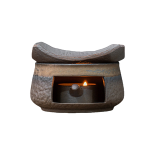 中式烤茶温茶炉粗陶焙茶器茶叶提香器家用醒茶蜡烛加热烘茶器套装