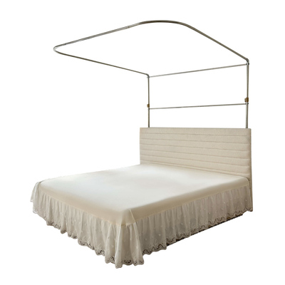 可伸缩可升降不锈钢落地蚊帐家用