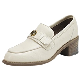 星期六厚底乐福鞋女款黑色皮鞋女通勤粗跟单鞋女鞋子高跟鞋玛丽珍