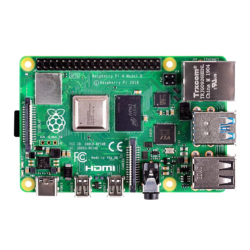 树莓派4PI4B 8g4g开发板Python电脑AI编程RaspberryPi4 Model B