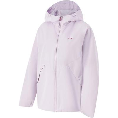 李宁连帽女运动风衣运动服