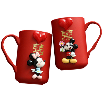 红色创意卡通喜庆套装