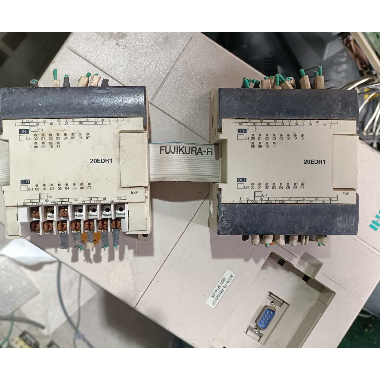 欧姆龙PLC扩展模块 CPM1A-20EDR1，明显使用痕迹