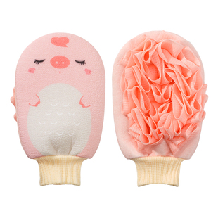 搓澡巾搓泥女洗澡巾女士专用搓澡洗澡神器澡巾家用加厚浴花二合一