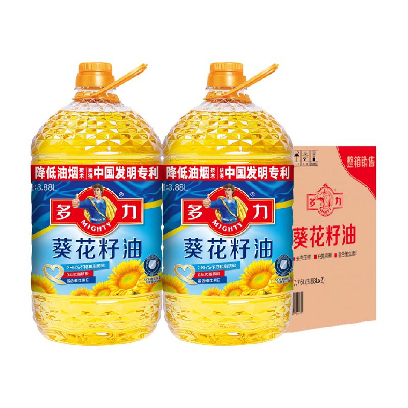 88VIP、需福袋：多力 葵花籽油 3.88L*2桶