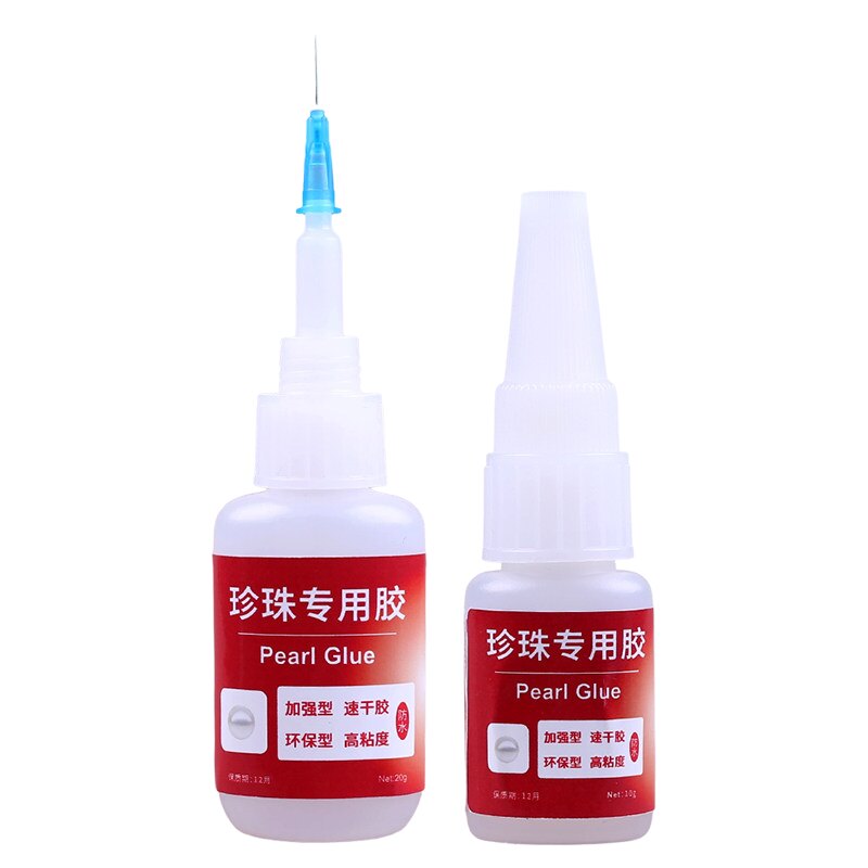 珍珠镶嵌专用胶水强力型速干手工DIY针头粘水钻珠宝石项链耳钉耳环发卡首饰品吊坠扣头戒指点钻石进口品质502