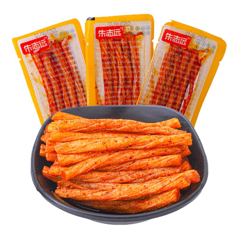 朱志远素牛筋辣条麻辣解馋年货小零食小包装辣味面筋儿时怀旧食品