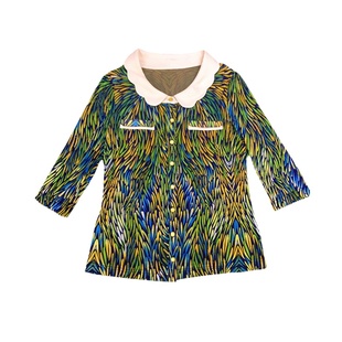 竹语声台湾品牌女装高端纱衬衫秋装新款时尚减龄衬衣妈妈春秋上衣