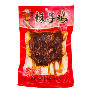 四川老农夫辣子鸡零食65g*5袋装真空袋即食麻辣棒棒鸡小吃辣条