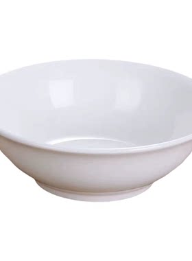 纯白陶瓷斗碗可微波沙拉饭碗
