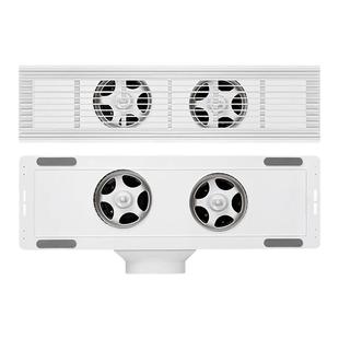 正野美邦长条形双核换气扇150*600双电机排气扇吊顶隐藏式静音