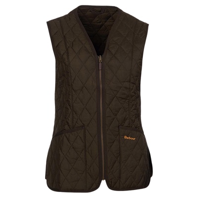 Barbour女士秋冬菱形格背心马甲