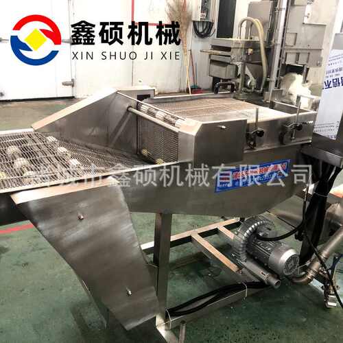 土豆条上浆机 红薯条藕条裹面糊机器浸浆机 刀鱼段挂浆油炸机厂家