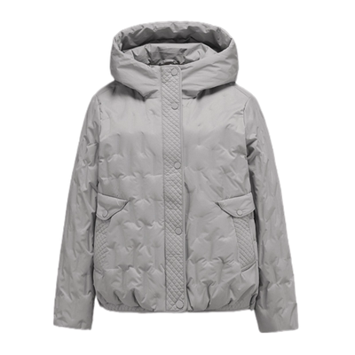 新款轻薄羽绒服女短款连帽外套冬