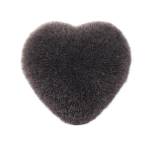 彩色爱心衬衣衬衫小扣子儿童高端精致时尚女开衫毛衣心形植绒纽扣